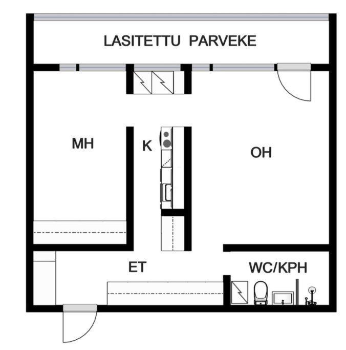 Scandinavian 2-Rooms Apartment City Center هلسنكي المظهر الخارجي الصورة